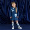 Picture of A Dee Twilight Twirls Lotus Handbag Sweat Dress - Heritage Navy