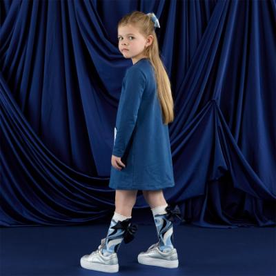 Picture of A Dee Patty Platform Trainer Ribbon Laces - Silver