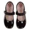 Picture of Lelli Kelly Daisy 2 With Detachable Lotus Trim School Shoe G Fitting - Black Patent