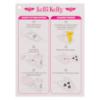 Picture of Lelli Kelly Eloise Heart Girls Easy On School Shoe With 3 Trims - Black Patent
