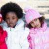 Picture of A Dee Twilight Twirls Liliana Padded Jacket With Frill Heart Pockets - Snow White