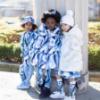 Picture of A Dee Twilight Twirls Nylah Swirl Print Bow Jacket - Powder Blue