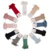Picture of Meia Pata Knee Socks With Lace & Satin Bow - Azul Blue
