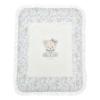 Picture of Monnalisa Bebe Girls Reversible Bear & Hearts Blanket - Blue