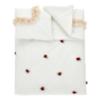Picture of Monnalisa Bebe Girls Rosebud & Lace Blanket - Ivory Red
