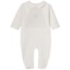 Picture of Sofija Baby Bambini Collection Babygrow With Collar & Tulle Headband Set X 2- Ivory