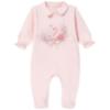 Picture of Sofija Baby Irmina Collection Babygrow With Collar Hat & Swaddle Set X 3 - Pink