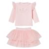 Picture of Sofija Baby Sabrina Collection Top & Tulle Heart Skirt & Headband Set x 3 - Pink