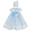 Picture of ACH Baby Gown & Bonnet Set X 2 - Blue White