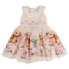 Picture of Beau KiD Girls Smocked Teddy & Roses Dress - Ivory Pink