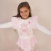 Picture of Caramelo Kids Girls Winter Royal Magic Tunic & Legging Set X 2 - Ivory Pink Silver