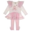 Picture of Caramelo Kids Girls Winter Royal Magic Tunic & Legging Set X 2 - Ivory Pink Silver