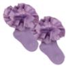 Picture of Beau KiD Girls Ruffle Ribbon & Tulle Ankle Socks - Lavender