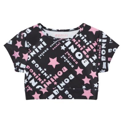 Picture of Bonini by A* Dee Dream Logo Sports Top - Black