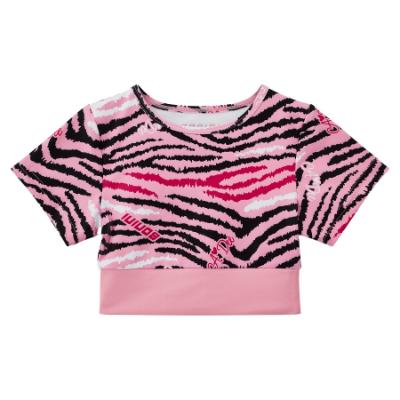 Picture of Bonini by A* Dee Energy Printed Sports Top - Peony Pink