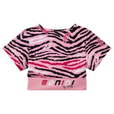 Picture of Bonini by A* Dee Energy Printed Sports Top - Peony Pink