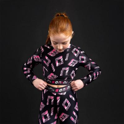 Picture of Bonini by A* Dee Power Long Sleeve Sports Top - Black