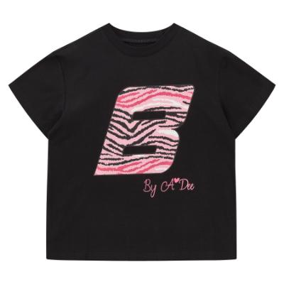 Picture of Bonini by A* Dee Dynamic Oversized Logo T-shirt - Black