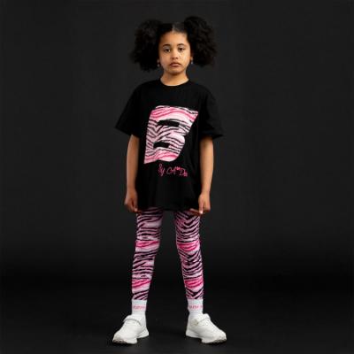 Picture of Bonini by A* Dee Dynamic Oversized Logo T-shirt - Black