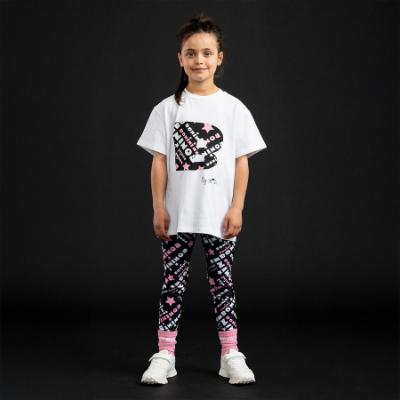 Picture of Bonini by A* Dee Dynamic Oversized Logo T-shirt - White