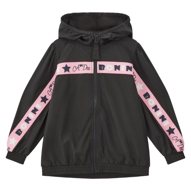 Picture of Bonini by A* Dee Future Hooded Tape Jacket - Black