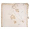 Picture of Bimbalo Baby Girls Velour Sleepsuit & Matching Blanket Set X 2 - Ivory Gold