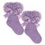 Picture of Beau KiD Girls TuTu Tulle Ruffle Ankle Socks With Satin Bow - Lavender