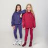 Picture of Ansandro Kids Activewear Funnel Neck Sweatshirt - Cherry