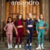 Picture of Ansandro Kids Activewear Long Sleeve Top & Leggings Set - Cherry