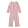 Picture of Mayoral Girls Winter Glitter Bow Top & Wide Leg Pants Set X 2 - Dark Pink