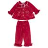 Picture of Beau KiD Girls Embroidered Fairytale Pyjamas Set X 2 - Red