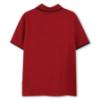 Picture of BOSS Boys Short Sleeve Pique Cotton Polo Top - Grenade Red Black