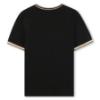 Picture of BOSS Boys Mini Me Short Sleeve Iconic Stripes T-Shirt - Black