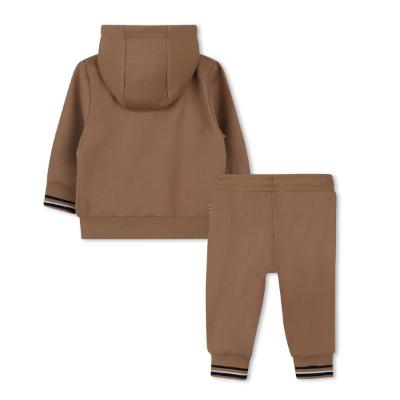 Picture of BOSS Toddler Boys Pique Tracksuit Set X 2 - Cookie Beige