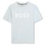 Picture of BOSS Boys Short Sleeve Logo T-Shirt - Pale Blue
