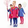 Picture of Agatha Ruiz De La Prada Winter Collection Girls Bow Dress & Tights Set X 2 - Fuchsia Pink