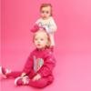 Picture of Agatha Ruiz De La Prada Winter Collection Girls Sweater Dress & Tights Set X 2 - Fuchsia