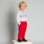 Picture of Beau KiD Boys Smock Shirt & Herringbone Trousers Set X 2 -  Winter Red