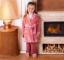Picture of Beau KiD Girls Pyjamas & Dressing Gown Set X 3 - Dusky Pink