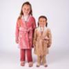 Picture of Beau KiD Girls Pyjamas & Dressing Gown Set X 3 - Dusky Pink
