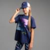 Picture of Bonini by A* Dee Inspire Tape Waistband Leggings - Blue Navy