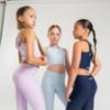 Picture of Bonini by A* Dee Aspire Crop Sports Top - Blue Navy