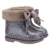 Picture of Igor Bimbi Soft Fur Cuff Print Ankle Rain Boot - Leopard