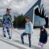 Picture of Bonini by A* Dee Sprint Printed Sport Leggings - Sky Blue