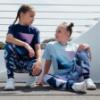 Picture of Bonini by A* Dee Dynamic Oversized Logo T-shirt - Blue Navy