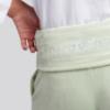 Picture of Juicy Couture Girls Diamante Logo Fold Over Velour Joggers - Frosty Green