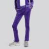 Picture of Juicy Couture Girls Diamante Bootcut Velour Jogger - Deep Blue