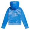 Picture of Juicy Couture Girls Panel Diamante Velour Hoodie & Straight Leg Jogger Set X 2 - Regatta Blue
