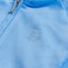 Picture of Juicy Couture Girls Panel Diamante Velour Hoodie & Straight Leg Jogger Set X 2 - Regatta Blue