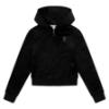 Picture of Juicy Couture Girls Zip Through Velour Hoodie & Relaxed Jogger Set X 2 - Jet Black